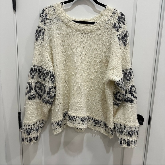 Anthropologie Pilcro Petra Feathered Sweater Size Medium - Picture 5 of 14